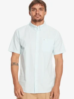 Quiksilver Shirts & Polos|Winfall Short Sleeve Shirt Clear Sky