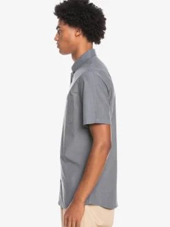 Quiksilver Shirts & Polos|Winfall Short Sleeve Shirt Black