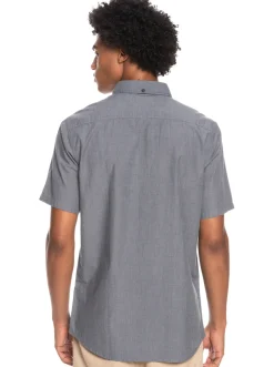 Quiksilver Shirts & Polos|Winfall Short Sleeve Shirt Black