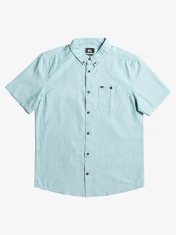 Quiksilver Shirts & Polos|Winfall Short Sleeve Shirt Moroccan Blue