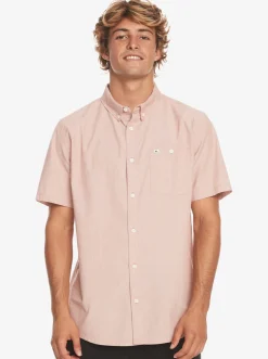 Quiksilver Shirts & Polos|Winfall Short Sleeve Shirt Baked Clay
