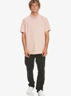 Quiksilver Shirts & Polos|Winfall Short Sleeve Shirt Baked Clay